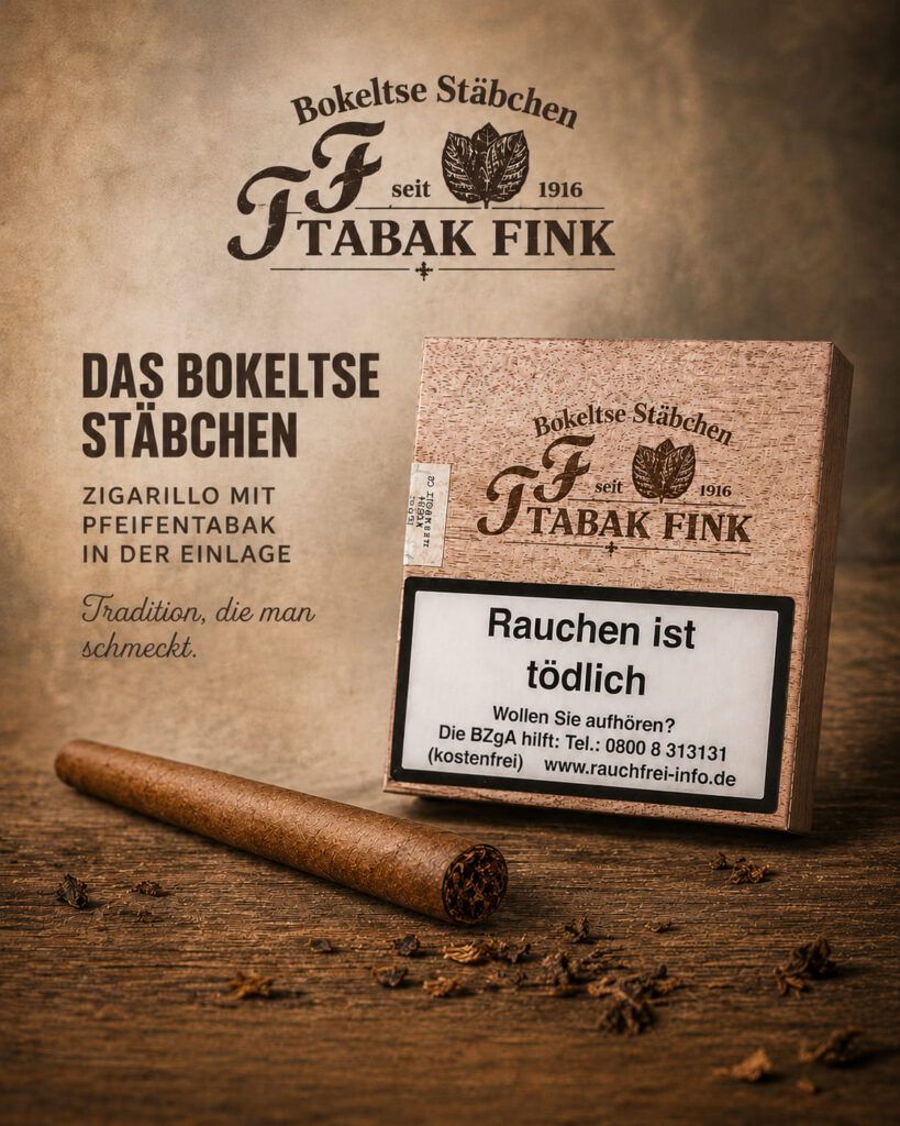 Bokeltse Staebchen Cover Tabak Fink Bocholt